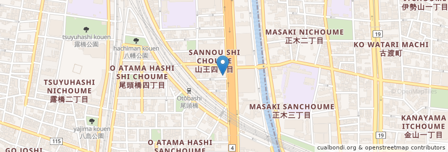 Mapa de ubicacion de MAYパーク en Jepun, 愛知県, 名古屋市, 中川区.