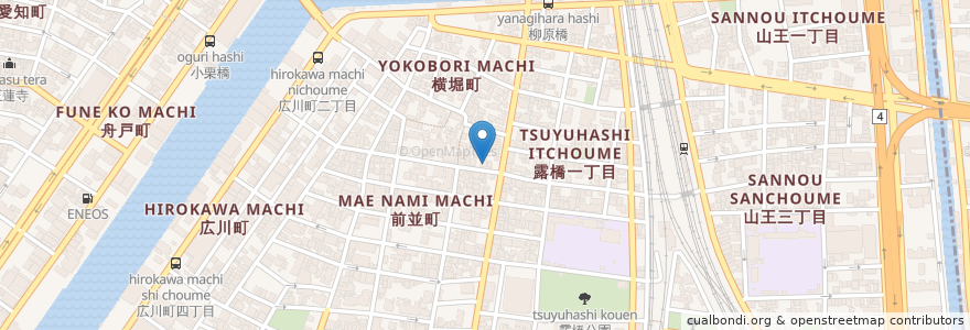 Mapa de ubicacion de 山田屋 en Japonya, 愛知県, 名古屋市, 中川区.