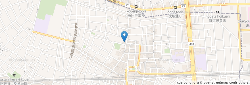 Mapa de ubicacion de sempre pizza en Giappone, Tokyo, 杉並区.