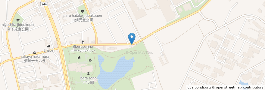 Mapa de ubicacion de Sieger en Japonya, 茨城県, つくば市.