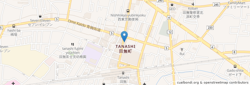 Mapa de ubicacion de SHOUN en Japan, Tokio, 西東京市.