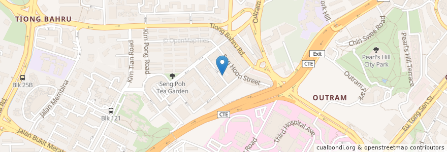Mapa de ubicacion de De Classic Golden Spoon Pte Ltd en Singapura, Central.