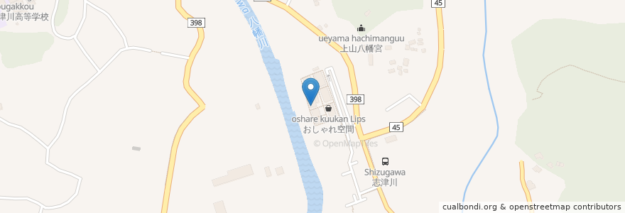 Mapa de ubicacion de 弁慶鮨 en Giappone, 宮城県, 本吉郡, 南三陸町.