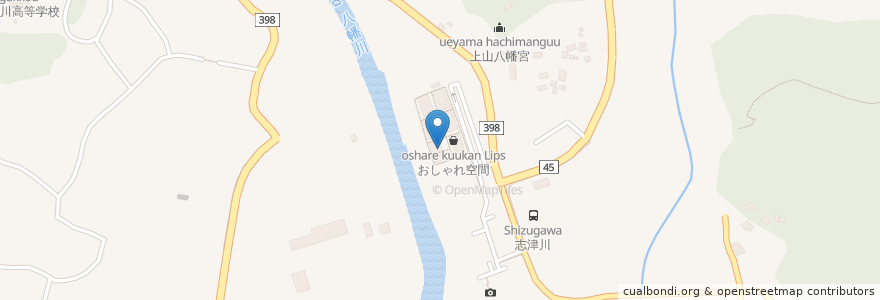 Mapa de ubicacion de 月と昴 en 日本, 宮城県, 本吉郡, 南三陸町.