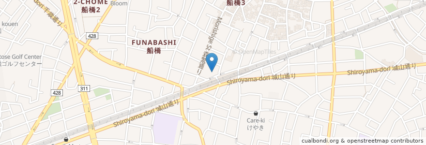 Mapa de ubicacion de 焼肉 安安 en Japan, 東京都, 世田谷区.