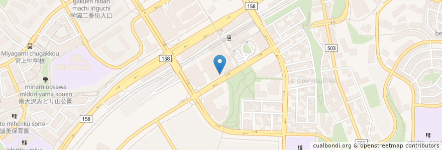 Mapa de ubicacion de 駐輪場 en اليابان, 東京都, 八王子市.