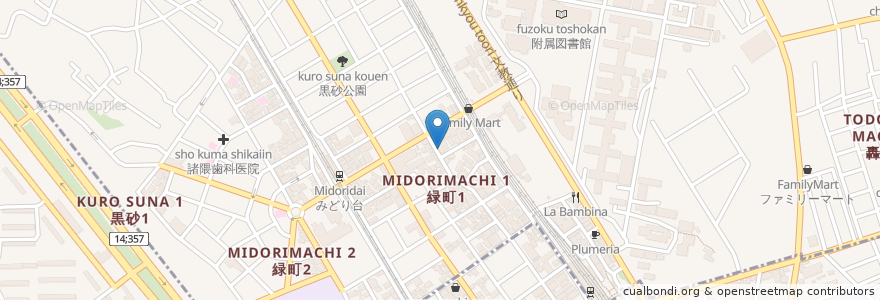 Mapa de ubicacion de 炭焼やきとり鳥丸 en اليابان, 千葉県, 千葉市, 稲毛区.