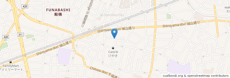 Mapa de ubicacion de 我流庵 点晴 en ژاپن, 東京都, 世田谷区.