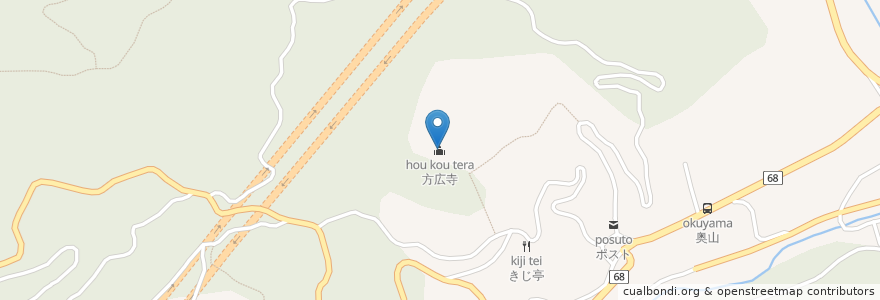 Mapa de ubicacion de 方広寺 en Japan, Präfektur Shizuoka, 浜松市, 北区.