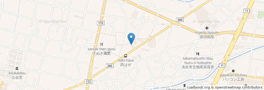 Mapa de ubicacion de 有料老人ホームじねん en Япония, Кагава, 高松市.