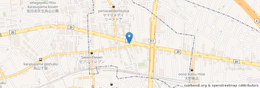 Mapa de ubicacion de トヨタレンタリース en Japon, Tokyo.