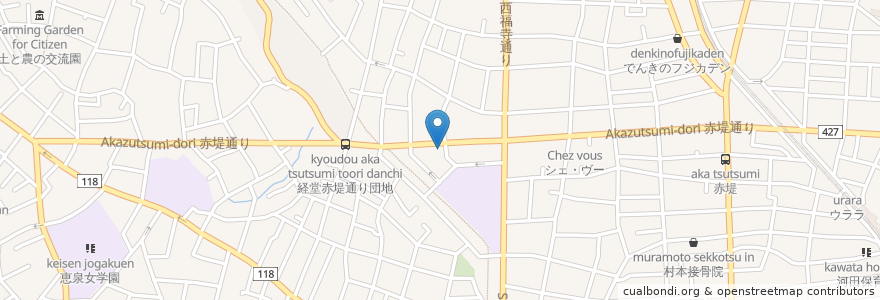 Mapa de ubicacion de 経堂村田動物病院 en Japan, Tokio, 世田谷区.