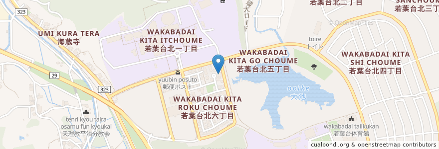 Mapa de ubicacion de デイサービスセンター わかば en Japan, 鳥取県, 鳥取市.