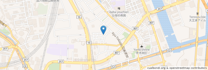 Mapa de ubicacion de Yogan-ji en Japan, Tokyo, Shinagawa.