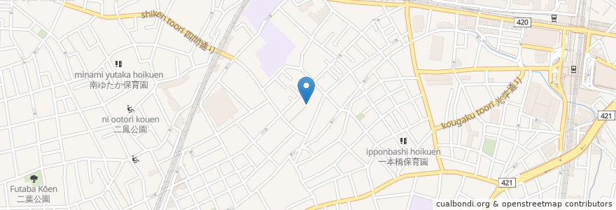 Mapa de ubicacion de 東光寺 en Japão, Tóquio, 品川区.