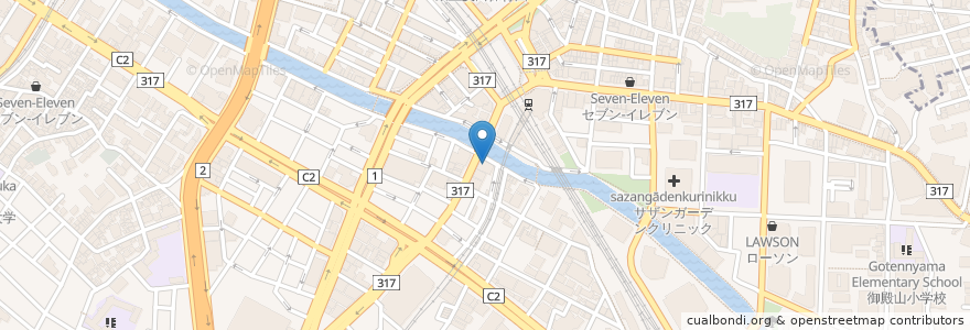 Mapa de ubicacion de サイゼリヤ en 일본, 도쿄도, 品川区.