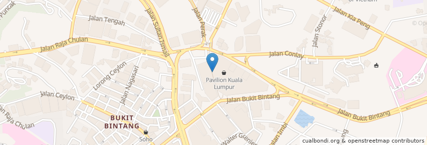 Mapa de ubicacion de Starbucks en Малайзия, Селангор, Куала-Лумпур.