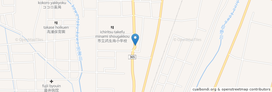 Mapa de ubicacion de 吉田食堂 en Япония, Фукуи, 越前市.