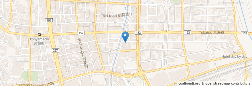 Mapa de ubicacion de DARTS BAR ROOK en Jepun, 静岡県, 浜松市, 中区.