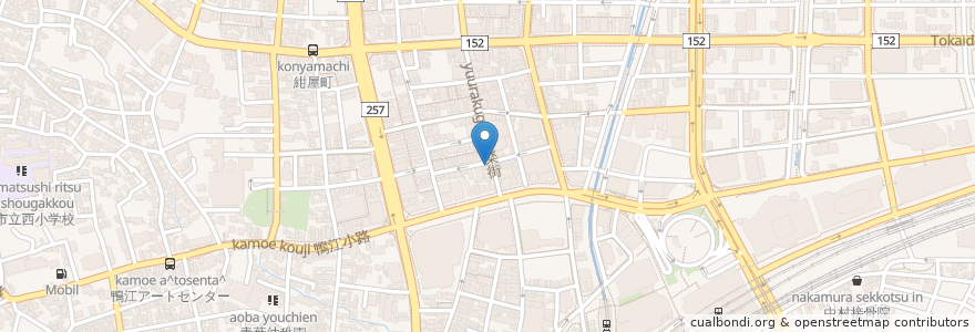 Mapa de ubicacion de Grulli en 일본, 시즈오카현, 浜松市, 中区.