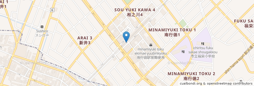 Mapa de ubicacion de オリジン弁当 en 日本, 千葉県, 市川市.