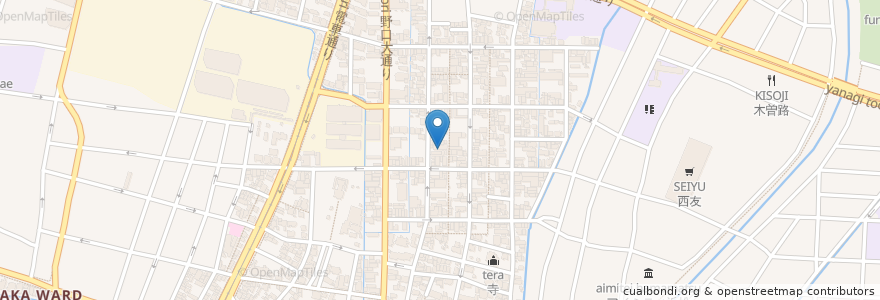 Mapa de ubicacion de 野口町公会堂 en 일본, 시즈오카현, 浜松市, 中区.