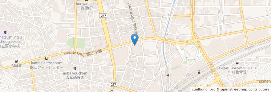 Mapa de ubicacion de モスバーガー en 일본, 시즈오카현, 浜松市, 中区.