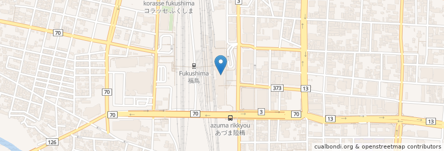 Mapa de ubicacion de らーめん 粋家 en Япония, Фукусима, Фукусима.