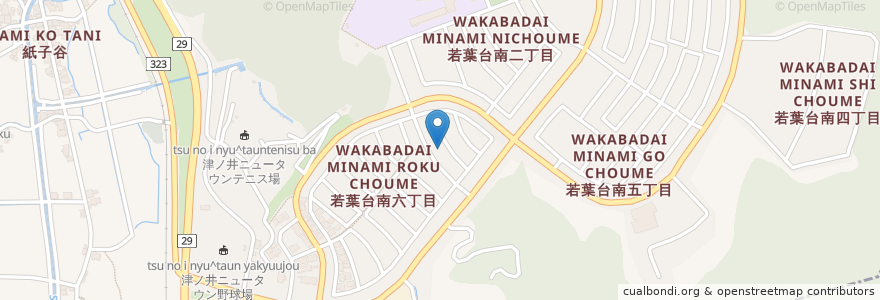 Mapa de ubicacion de いわさわ医院 en Japan, Präfektur Tottori, 鳥取市.