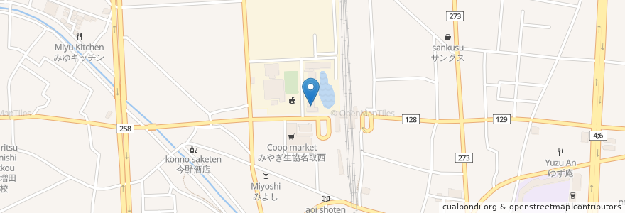 Mapa de ubicacion de 仙台ビール園 en Japan, Miyagi Prefecture, Natori.