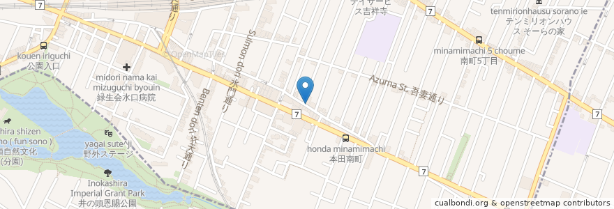 Mapa de ubicacion de Petite Merveille en Japão, Tóquio, 武蔵野市.