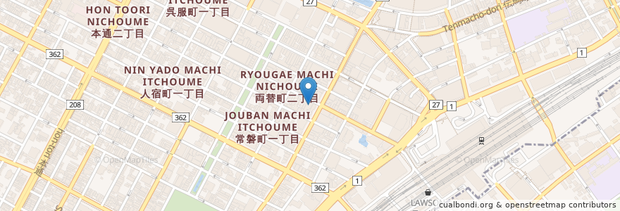 Mapa de ubicacion de KENTO'S en 日本, 静冈县, 静岡市, 葵区.
