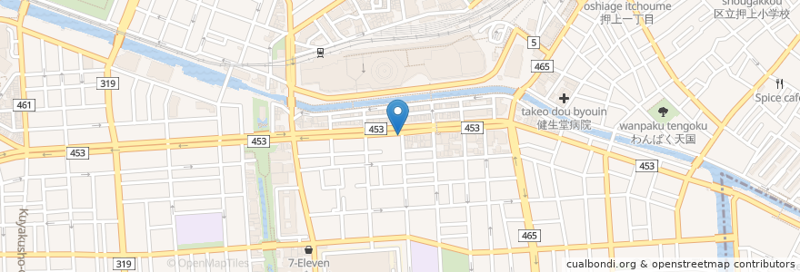 Mapa de ubicacion de cafe tokyo en اليابان, 東京都, 墨田区.