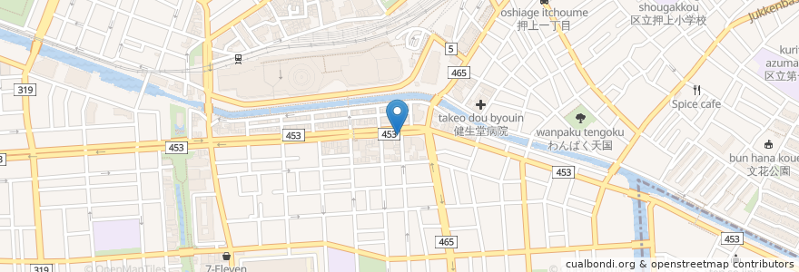 Mapa de ubicacion de Mister Donut en Japonya, 東京都, 墨田区.