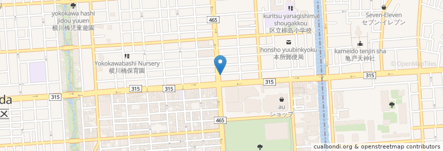 Mapa de ubicacion de モスバーガー en Japan, 東京都, 墨田区.