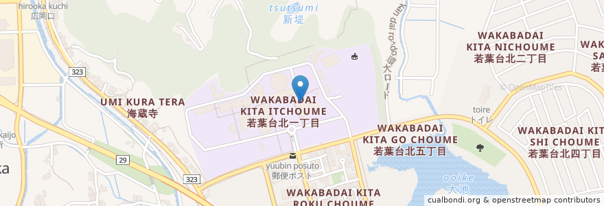 Mapa de ubicacion de 山陰合同銀行・鳥取銀行 en Japan, Tottori Prefecture, Tottori.