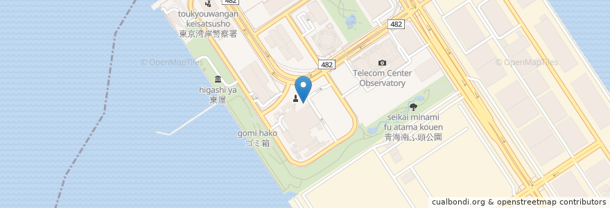 Mapa de ubicacion de ベンチ en Japan, Tokio, 江東区.