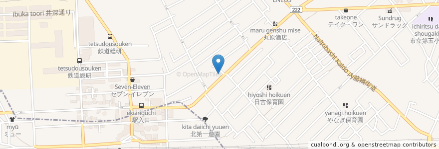 Mapa de ubicacion de ほんだ動物病院 en 日本, 東京都, 国分寺市.