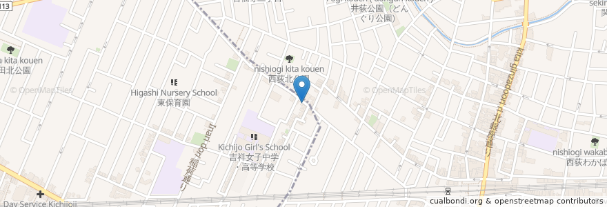 Mapa de ubicacion de ミンナごはん en Japón, Tokio, Suginami.