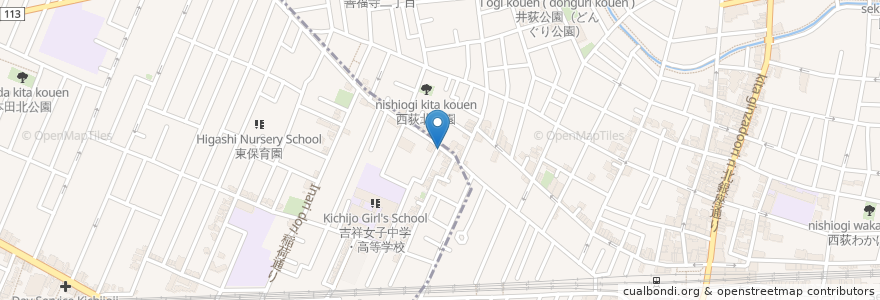 Mapa de ubicacion de 山ノ内漢方薬局 en Япония, Токио, Сугинами.