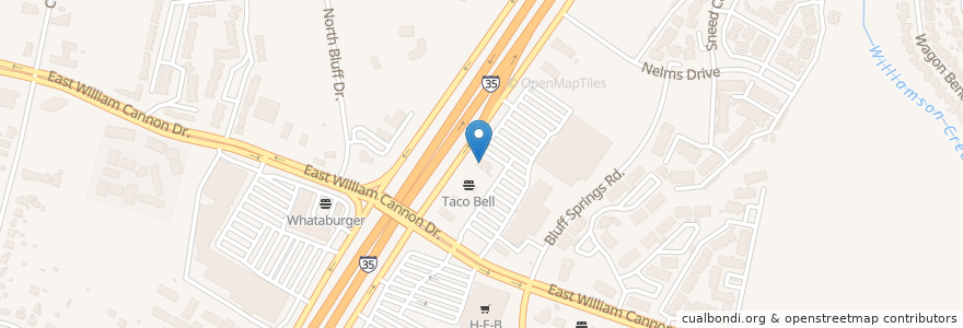 Mapa de ubicacion de McDonald's en Stati Uniti D'America, Texas, Travis County, Austin.