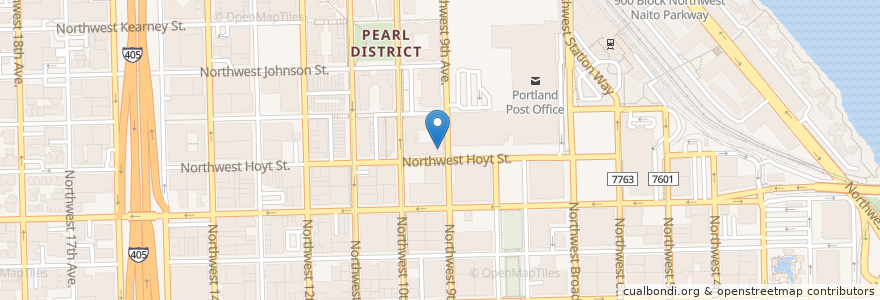 Mapa de ubicacion de Burrito Bar en United States, Oregon, Portland, Multnomah County.
