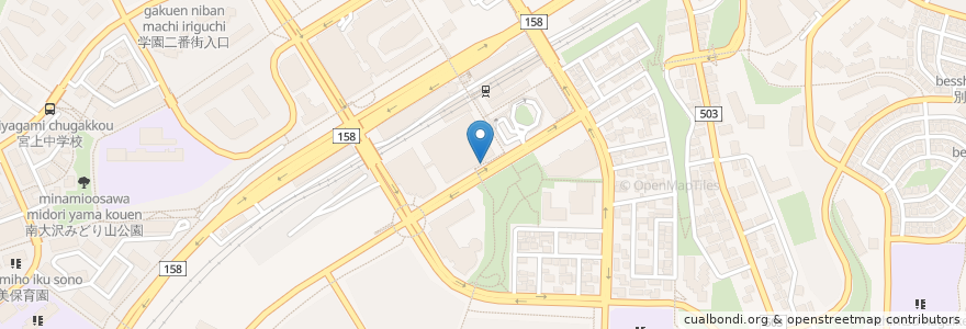 Mapa de ubicacion de 駐輪場 en Japan, Tokyo, Hachioji.