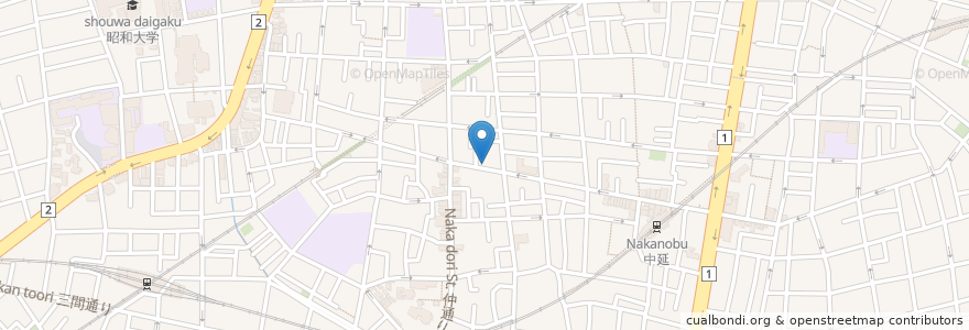 Mapa de ubicacion de 三井のリパーク en ژاپن, 東京都, 品川区.