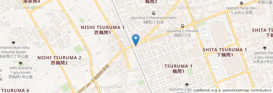 Mapa de ubicacion de オリジン弁当 en ژاپن, 神奈川県, 大和市.