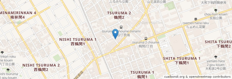 Mapa de ubicacion de 宮崎外科医院 en ژاپن, 神奈川県, 大和市.