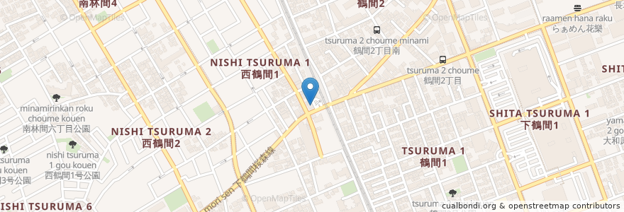 Mapa de ubicacion de CoCo壱番屋 en 日本, 神奈川縣, 大和市.