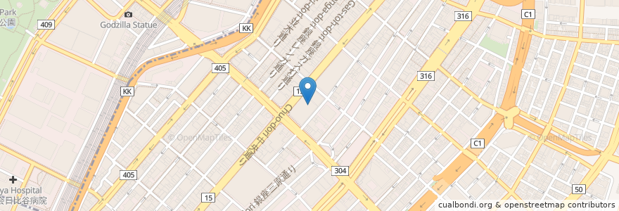 Mapa de ubicacion de 三越銀座店 9階 親子休憩室 en 일본, 도쿄도.