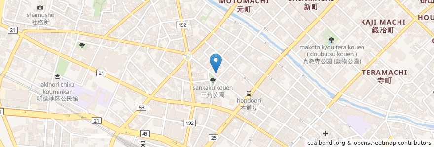 Mapa de ubicacion de cafe nee en 日本, 鳥取県, 鳥取市.