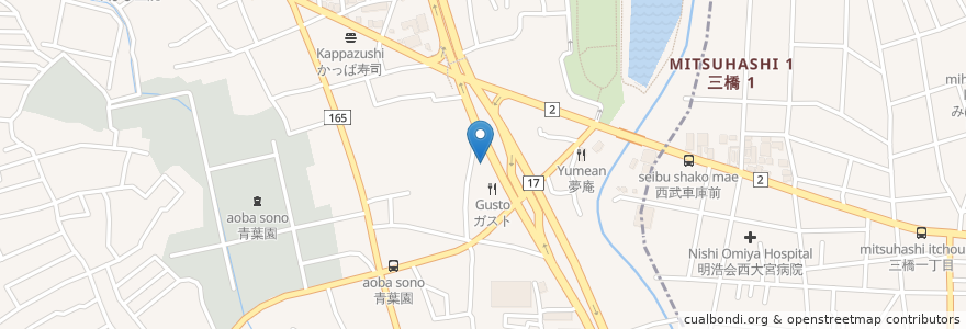 Mapa de ubicacion de ケンタッキーフライドチキン en Jepun, 埼玉県, さいたま市.